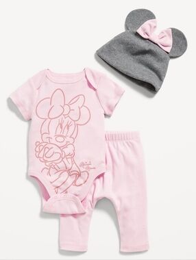 Old NAVY/ Disney Minnie MOUSE 3PC SET Sz 12-18mo NWT